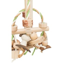 ZABAWKA DREWNIANA DLA PTAKÓW, 31 cm