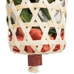 Zabawka z naturalną szarpanką do gniazda, 35 cm