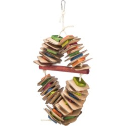 Zabawka drewniana z tekturą, 18 × 35 cm