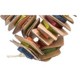 Zabawka drewniana z tekturą, 18 × 35 cm