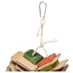 Zabawka drewniana z tekturą, 18 × 35 cm