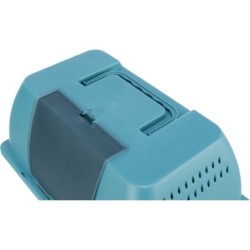 Transporter, dla ptaków/ małych zwierząt, niebieski, 31,5 × 17 × 20,5 cm