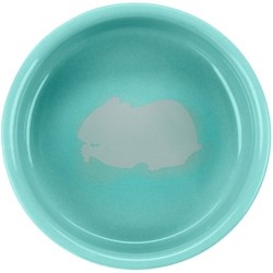 Miska ceramiczna dla chomika z motywem chomika, 80 ml, śr. 8 cm