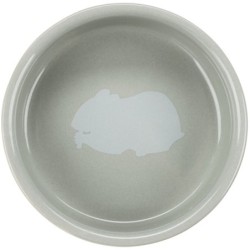 Miska ceramiczna dla chomika z motywem chomika, 80 ml, śr. 8 cm