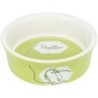 Miska, dla królika, ceramiczna, 240 ml/? 11 cm, z nadrukiem