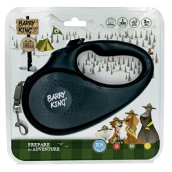 Smycz automatyczna dla psa czarna XS - sznurek 3m, do 8kg