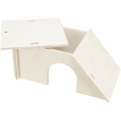 Domek Bent, dla królików, drewno, 51 × 24 × 33 cm