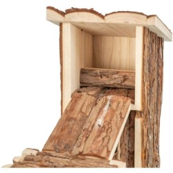 Tjorven, plac zabaw, dla gryzoni, drewno naturalne, 32 x 19 x 29 cm