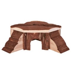 Domek dla chomika 'Thordis", drewniany, 21×7×19/19 cm