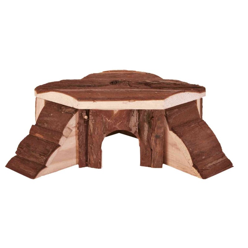 Domek dla chomika 'Thordis", drewniany, 21×7×19/19 cm