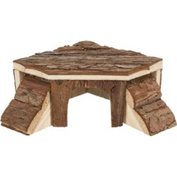 Domek dla chomika 'Thordis", drewniany, 21×7×19/19 cm