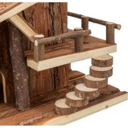 Jule, domek, dla chomika,drewno, 25 × 21 × 18 cm