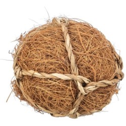 Piłka z kokosa, zabawka, dla gryzoni, 6 cm