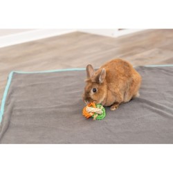 Pierścienie, zabawka, dla gryzoni, liście kukurydzy, o 6 × 15 cm