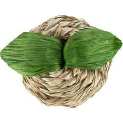 Zabawka w kształcie jabłka, dla królika/gryzoni, z trawy, 7cm