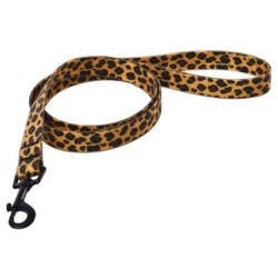 Wodoodporna smycz dla psa, PVC, panterka, 2,5x120cm