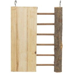 Ścianka do wspinania dla gryzoni, drewniana, 16×20 cm