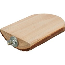 Platforma z elementami montażowymi, dla gryzoni, drewno, 10 × 15 cm