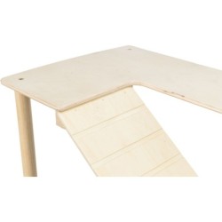 Platforma z rampą, dla myszy/chomików, drewno, 47 × 25 × 30 cm