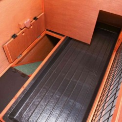 Klatka dla królika z izolacją, 116×113×65 cm, 2 kartony