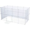 Zestaw rozszerzający do 62460, biały, metal, 35 x 35 cm, 4 panele