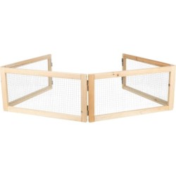 Wybieg domowy, dla kawii domowych, drewno/metal, 4 elementy 60 x 30 cm