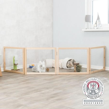 Wybieg wewnętrzny, dla królików, 60–240 × 50 cm