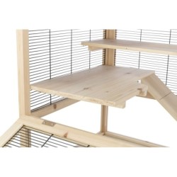 Klatka, dla myszy/chomików, drewno, 100 x 80 x 50 cm