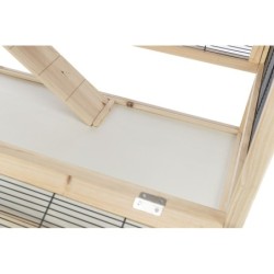 Klatka, dla myszy/chomików, drewno, 100 x 80 x 50 cm