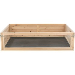 Wybieg domowy, dla kawii domowych, drewno/plastik,100 × 30 × 60 cm