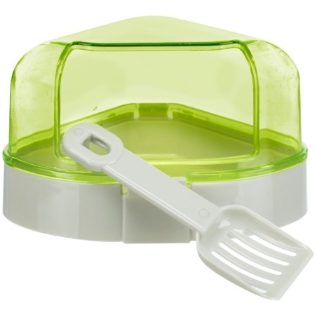 TOALETA NAROŻNA Z DASZKIEM +ŁOPATKA