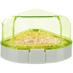 TOALETA NAROŻNA Z DASZKIEM +ŁOPATKA