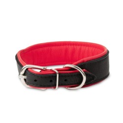 Obroża Skóra Łoś "Strong" 40mm/55cm czerwony