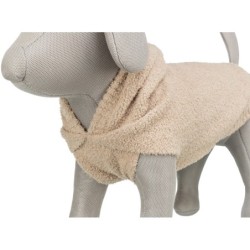 Carson, bluza z kapturem, dla psa, piaskowa XXS: 21 cm
