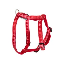 Szelki Love Heart, 16mm/szyja 20-50cm, brzuch 40-60cm, czerwone w serca