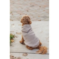 Carson, bluza z kapturem, dla psa, piaskowa S: 33 cm