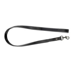 Smycz skórzana, 25 mm x100 cm, czarna