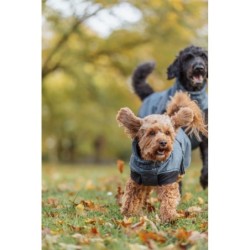 Riom, płaszczyk zimowy, dla psa, ciemnoniebieski, S: 40 cm