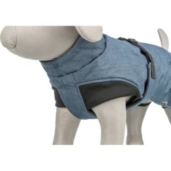 Riom, płaszczyk zimowy, dla psa, ciemnoniebieski, L: 55 cm