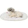 Nivia, poduszka świąteczna, dla psa/kota, owalna, kremowa, 98 x 62 cm