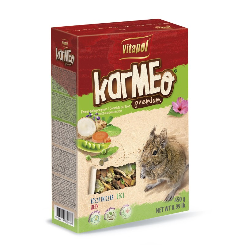 POKARM KARMEO DLA KOSZATNICZKI  450g