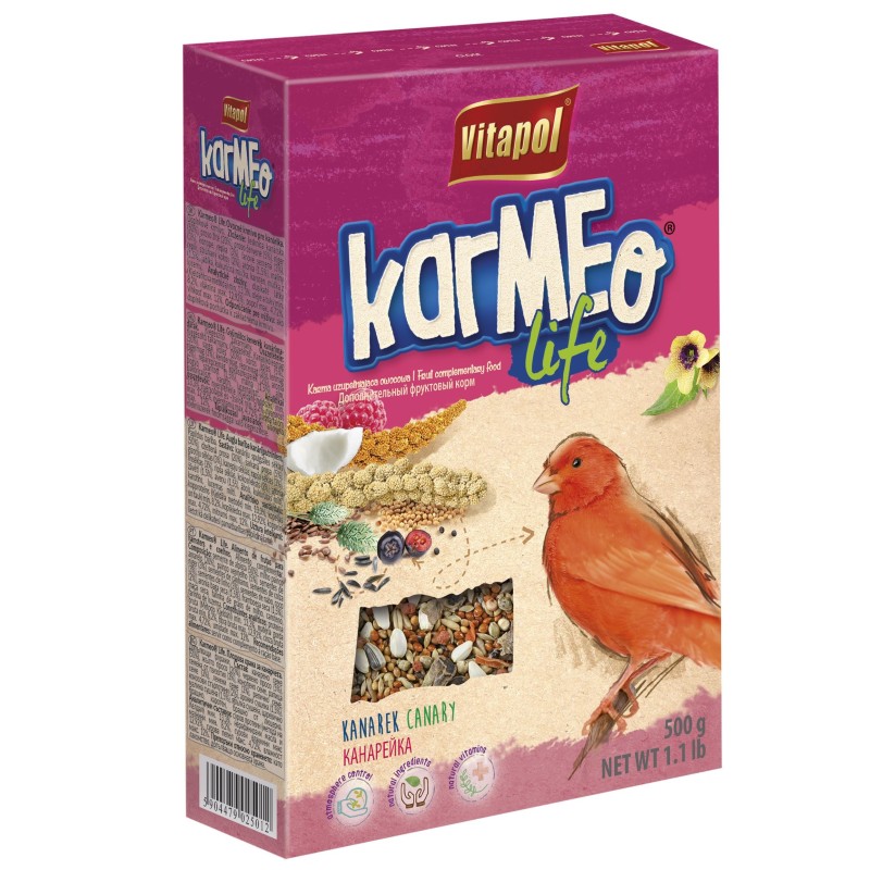 KARMEO LIFE OWOCOWY POKARM DLA KANARKA 500g