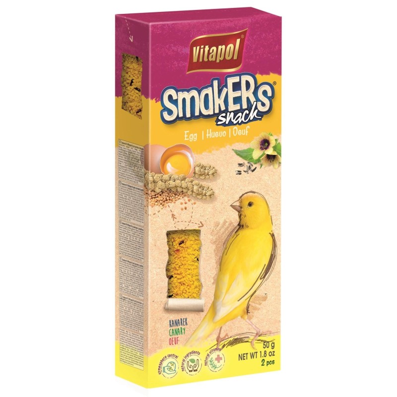 SMAKERS DLA KANARKA-JAJECZNY 2szt op.