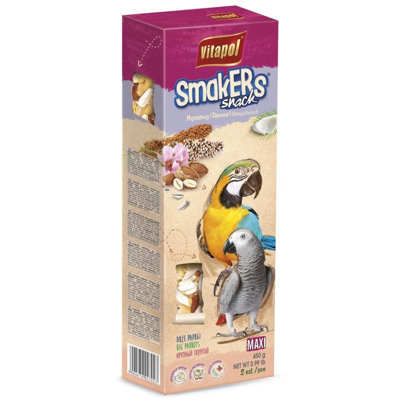 SMAKERS MIGDAŁOWY DLA DUŻYCH PAPUG 450 g