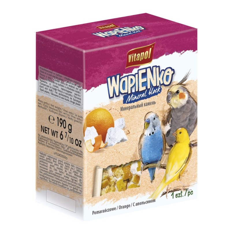 KOSTKA WAPIENNA XL POMARAŃCZOWA