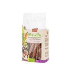 Vita Herbal dla gryzoni i królika, gałązki leszczyny z marchewką, 50 g, 4szt/disp