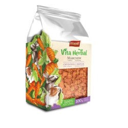 Vita Herbal dla gryzoni i królika, marchew suszona, 100g, 4szt/disp