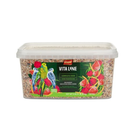 Vitaline Karma pełnoporcjowa dla papużki falistej oraz innych małych ptaków ozdobnych, wiadro  2,2 kg