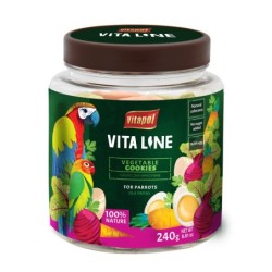 Vitaline Ciasteczka warzywne dla papug, słoik, 240 g