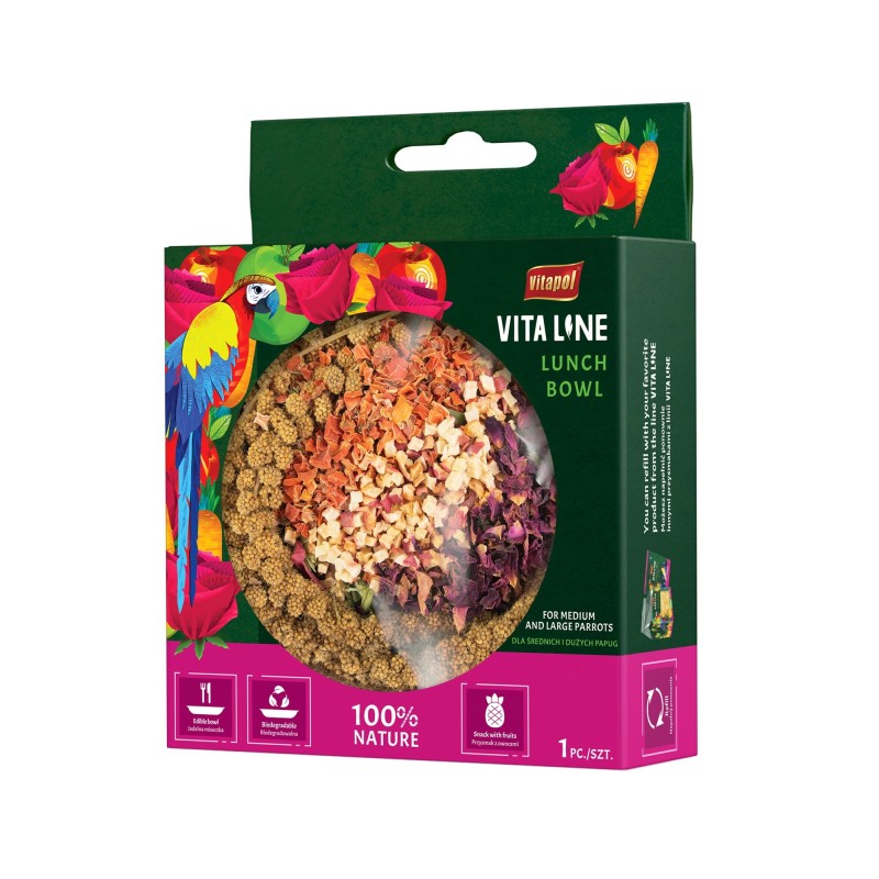 Vitaline Lunch Bowl dla średnich i dużych papug